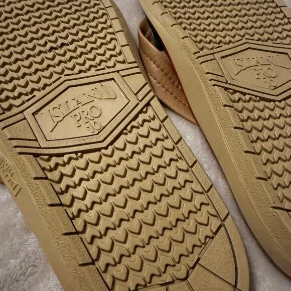 Island Slippers "The Classic" Full Grain Leather Flip Flops - Picture 2 of 13